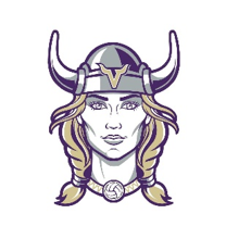 Lady Vikings logo